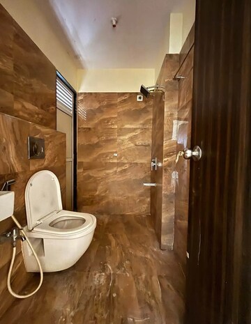 Bathroom in 2 BHK Apartment at Siddhi Highland Park, Kolshet Road – for Rent