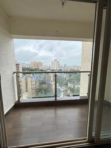 Balcony in 2 BHK Apartment at Siddhi Highland Park, Kolshet Road – for Rent
