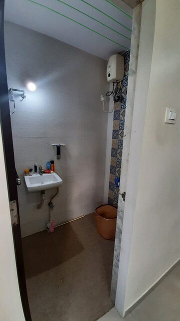 Bathroom in 1 BHK Apartment at Rosa Elite, Bhayandarpada – for Rent
