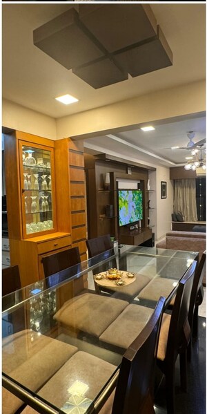 Living Room in 3 BHK Apartment at Crystal Avenue Andheri West, Andheri West – for Sale