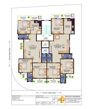 Floor Plan in 3 BHK Apartment at Besa Pipla rd – for Sale