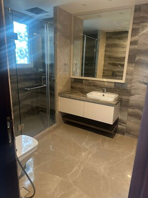 Bathroom in 4 BHK Builder Floor at West End Colony – for Sale