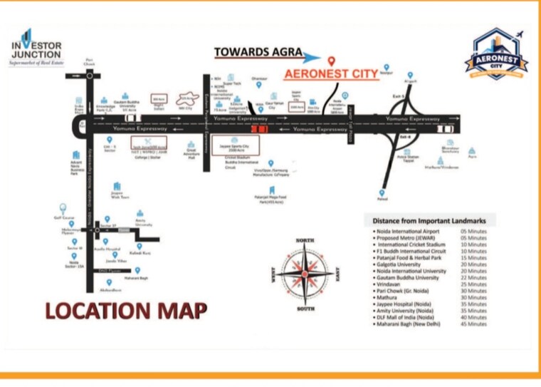 Exterior View, jewar  100 Sq.Yd. Plot In Jewar Greater Noida 9185474