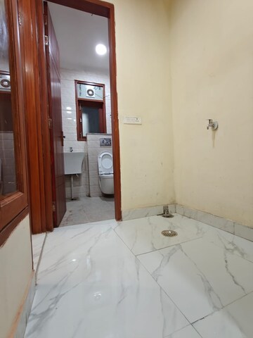 Bathroom in 1 RK Builder Floor at Saket – for Rent