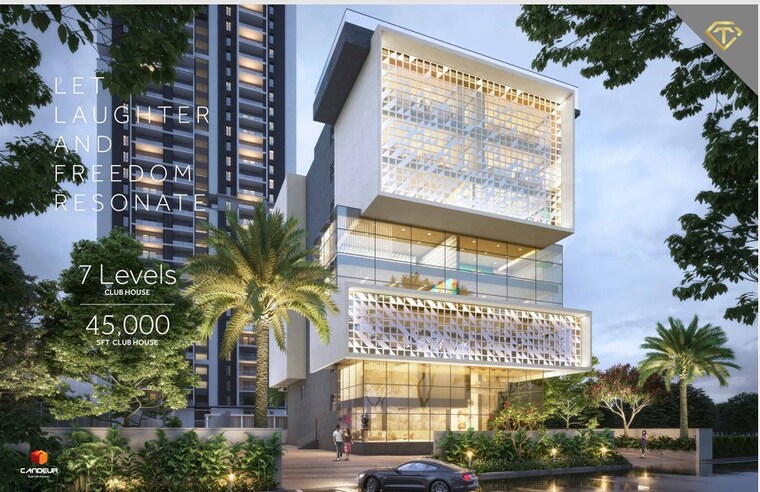 Exterior View, candeur-twins 3 Bedroom 1590 Sq.Ft. Apartment In Miyapur Hyderabad 9192392