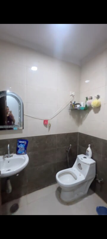 Bathroom in 2 BHK Builder Floor at Saket – for Rent
