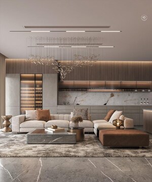 Living Room in 6 BHK Apartment at Indiabulls Sky, Lower Parel – for Sale