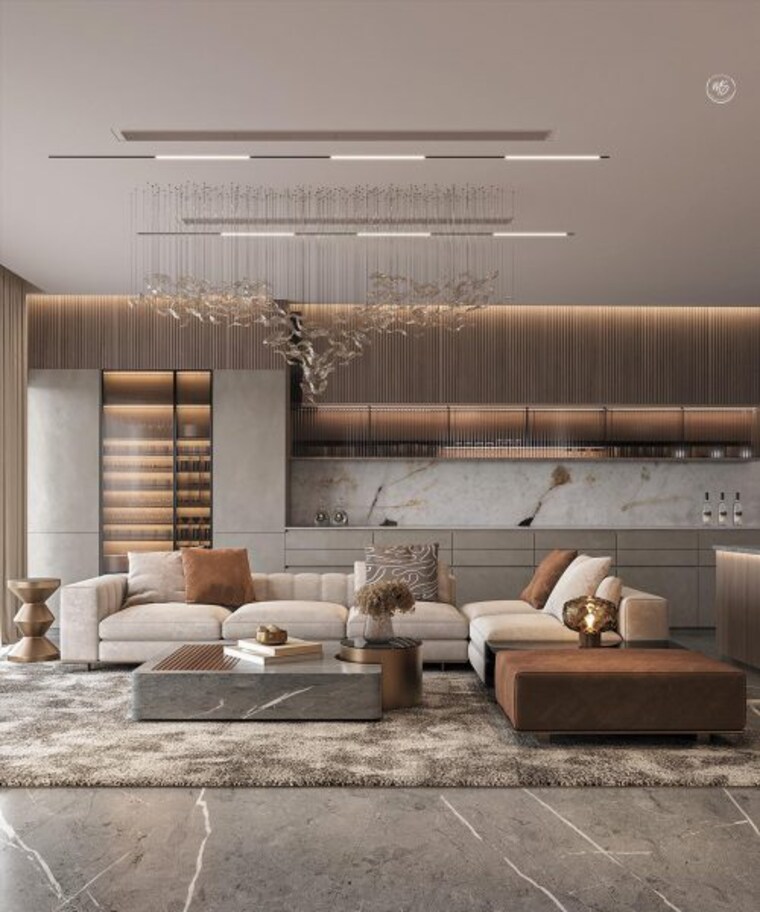 Living Room, indiabulls-sky 6 Bedroom 5651 Sq.Ft. Apartment In Lower Parel Mumbai 9192408