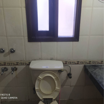 Bathroom in 1 BHK Builder Floor at Malviya Nagar – for Rent