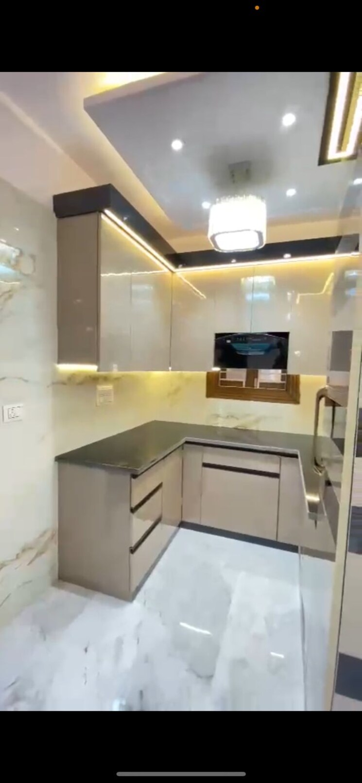 Kitchen, uttam nagar 3 Bedroom 90 Sq.Yd. Builder Floor In Uttam Nagar Delhi 9192421