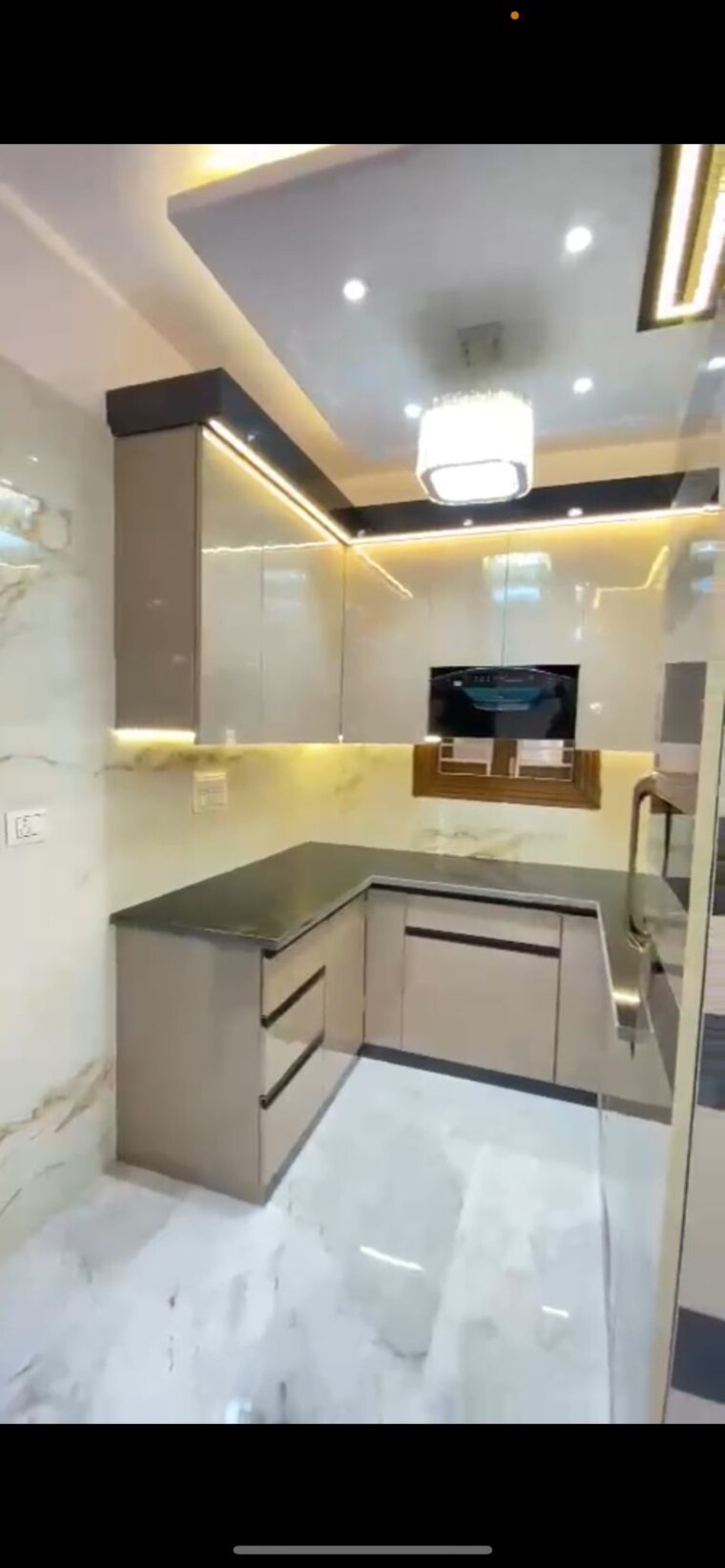 Kitchen, uttam nagar 3 Bedroom 90 Sq.Yd. Builder Floor In Uttam Nagar Delhi 9192421