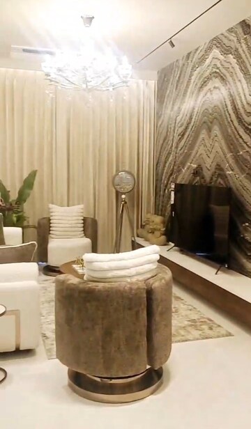 Living Room in 2 BHK Apartment at Pam Solitaire Castle, Vasai West – for Sale