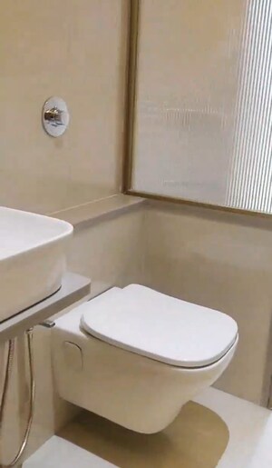 Bathroom in 2 BHK Apartment at Pam Solitaire Castle, Vasai West – for Sale