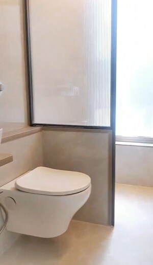 Bathroom in 2 BHK Apartment at Pam Solitaire Castle, Vasai West – for Sale