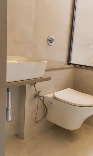 Bathroom in 2 BHK Apartment at Pam Solitaire Castle, Vasai West – for Sale