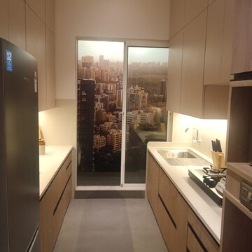 Kitchen in 2 BHK Apartment at Asmi Legacy, Goregaon West – for Sale