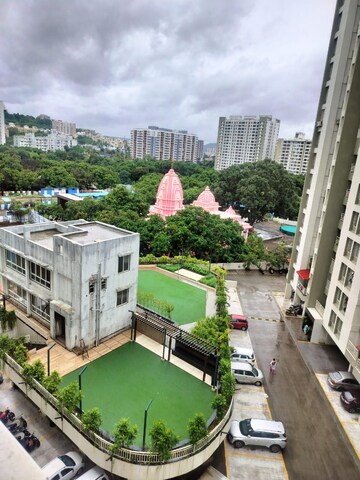 Balcony in 1 BHK Apartment at Majestique Mrugavarsha, Dhayari – for Sale
