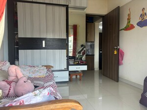 Living Room in 2 BHK Apartment at Majestique Landmark Miami, Dhayari – for Sale