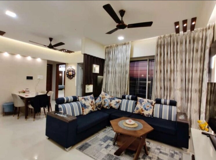 Living Room, kundan-westros 2 Bedroom 980 Sq.Ft. Apartment In Baner Pune 9192494