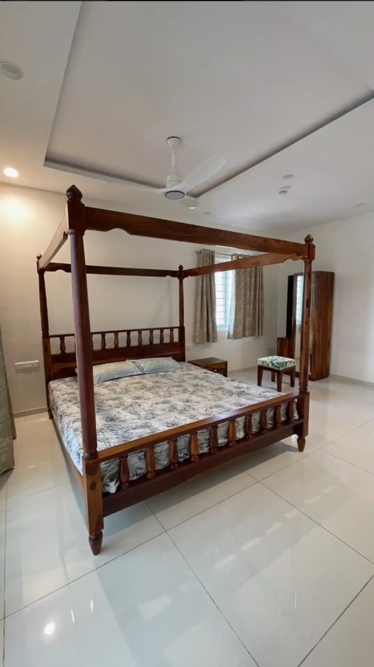 Bedroom, rajapushpa-provincia 3 Bedroom 2660 Sq.Ft. Apartment In Narsingi Hyderabad 9192535