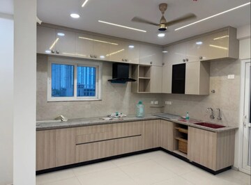Kitchen in 3 BHK Apartment at Rajapushpa Provincia, Narsingi – for Rent