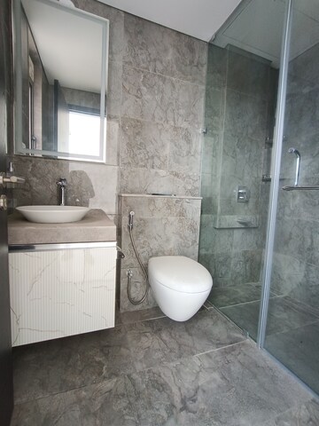 Bathroom in 3 BHK Apartment at Oberoi Sky City, Borivali East – for Rent