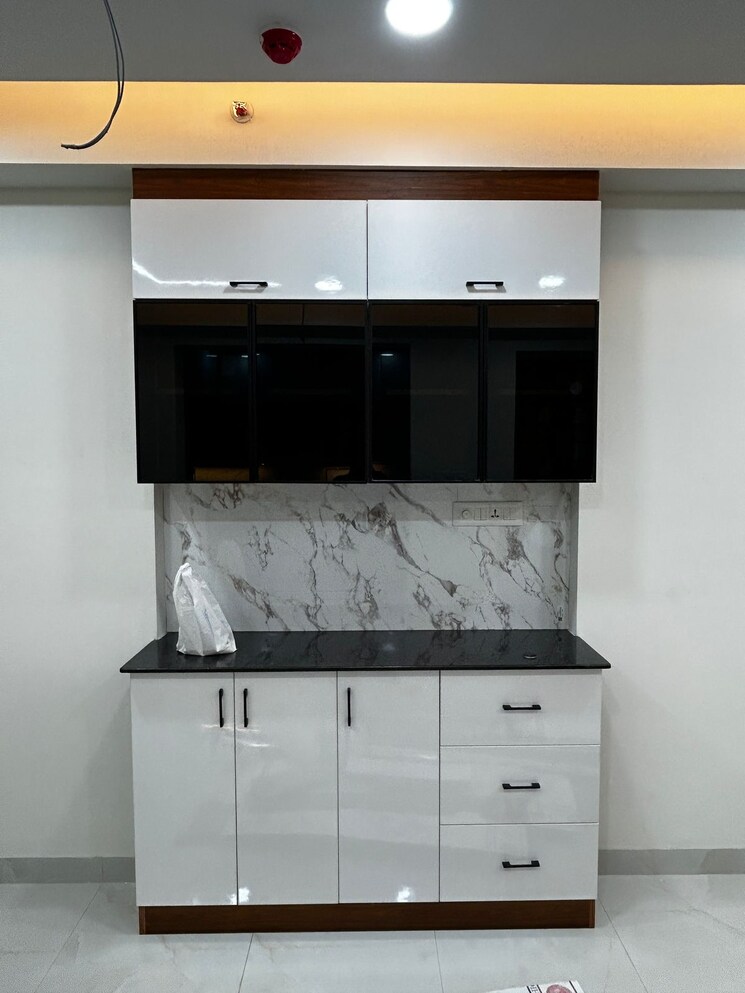 Kitchen, hallmark-skyrena 3 Bedroom 1635 Sq.Ft. Apartment In Narsingi Hyderabad 9192608