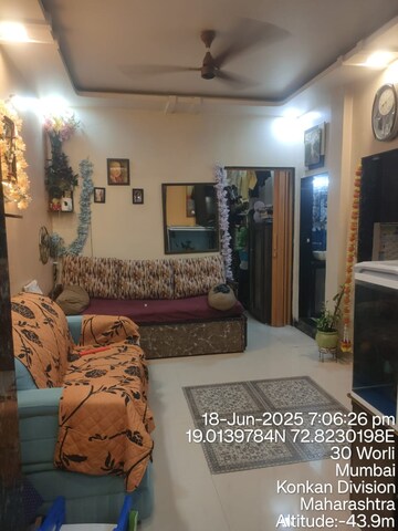Living Room in 1 BHK Apartment at Adarsh Nagar Society, Worli – for Rent