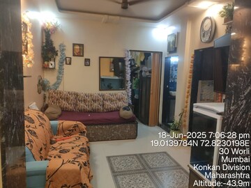 Living Room in 1 BHK Apartment at Adarsh Nagar Society, Worli – for Rent