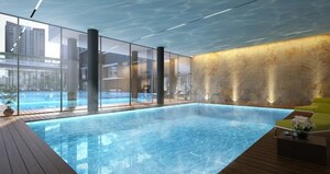 Swimming Pool in 3 BHK Apartment at Godrej Meridien, Sector 106 – for Sale