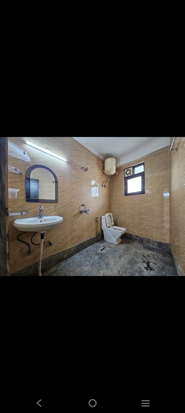 Bathroom in 1 BHK Builder Floor at Saket – for Rent