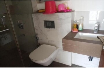 Bathroom in 2 BHK Apartment at Piramal Revanta, Mulund West – for Rent