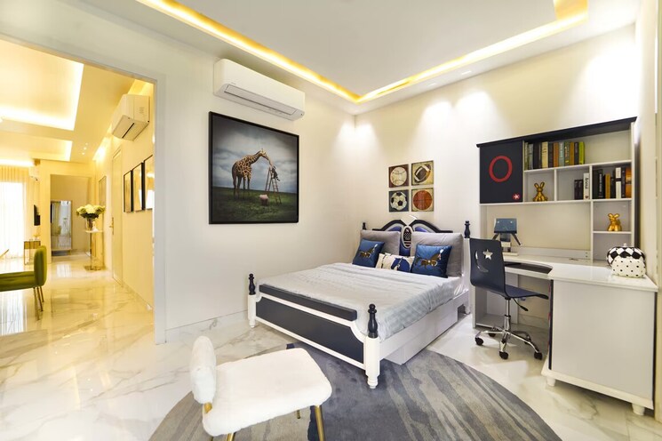 Bedroom, smart-world-orchard 3.5 Bedroom 1600 Sq.Ft. Apartment In Sector 61 Gurgaon 9192839