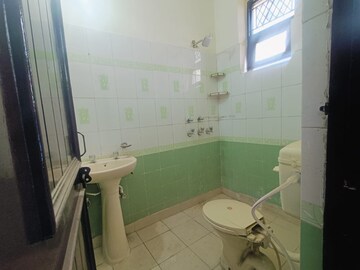 Bathroom in 4 BHK Builder Floor at Ashoka Enclave – for Rent
