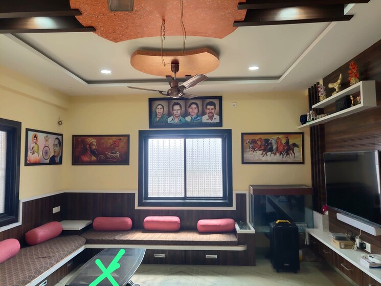 Living Room, manjri-green-woods 2 Bedroom 1236 Sq.Ft. Apartment In Manjari Pune 9192963