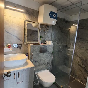 Bathroom in 3 BHK Apartment at Gulmohur Garden, Raj Nagar Extension – for Sale