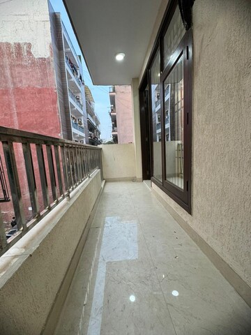 Balcony in 3 BHK Builder Floor at Palm Residency Chhatarpur, Chattarpur – for Rent