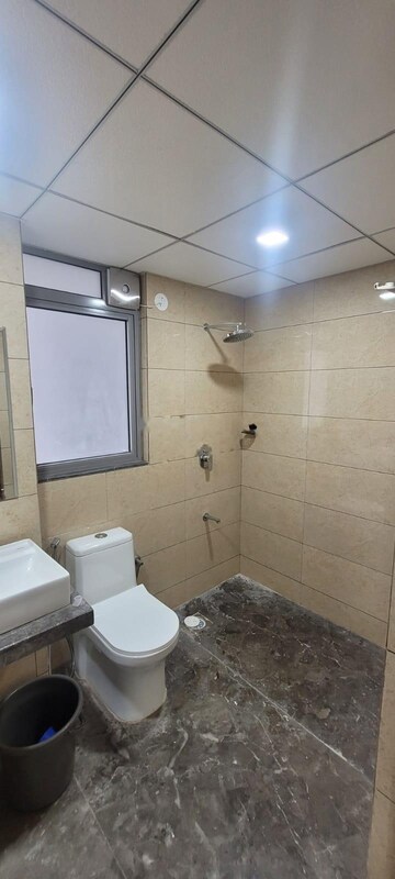 Bathroom in 3 BHK Apartment at Kalpataru Immensa, Kolshet Road – for Rent