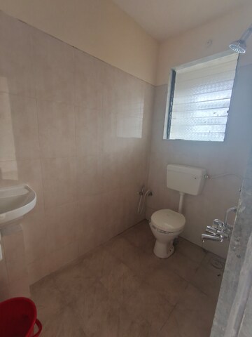 Bathroom in 1 BHK Apartment at Sanghvi Hills, Ghodbunder Road – for Rent