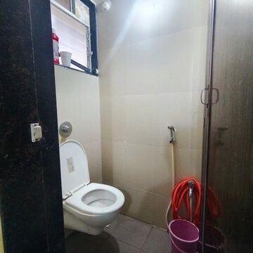 Bathroom in 1 BHK Apartment at Laabh Shubh Sanket Complex, Ghodbunder Road – for Rent