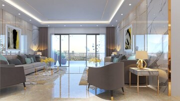 Living Room in 3 BHK Apartment at Sector 88 – for Sale