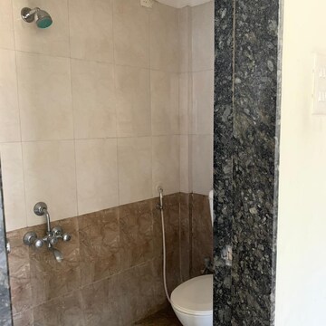 Attached Bathroom in 1 BHK Apartment at Golden Blessings, Mumbai Bangalore Highway – for Rent