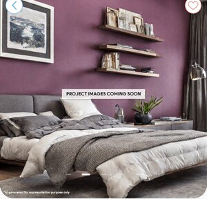 Bedroom in 2 BHK Apartment at Kohinoor Woodshire, Bhugaon – for Sale