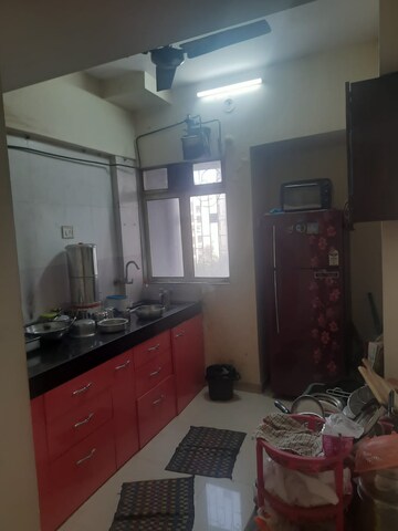 Kitchen in 3 BHK Apartment at Sudarshan Sky Garden, Ghodbunder Road – for Rent