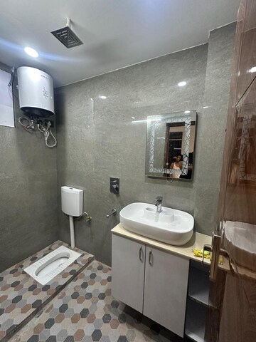 Bathroom in 2 BHK Builder Floor at Saket – for Rent