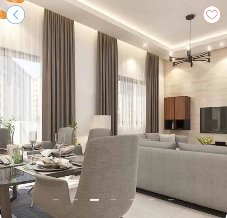 Living Room, goel-ganga-serio-e-f-building 3 Bedroom 2231 Sq.Ft. Apartment In Kharadi Pune 9193364