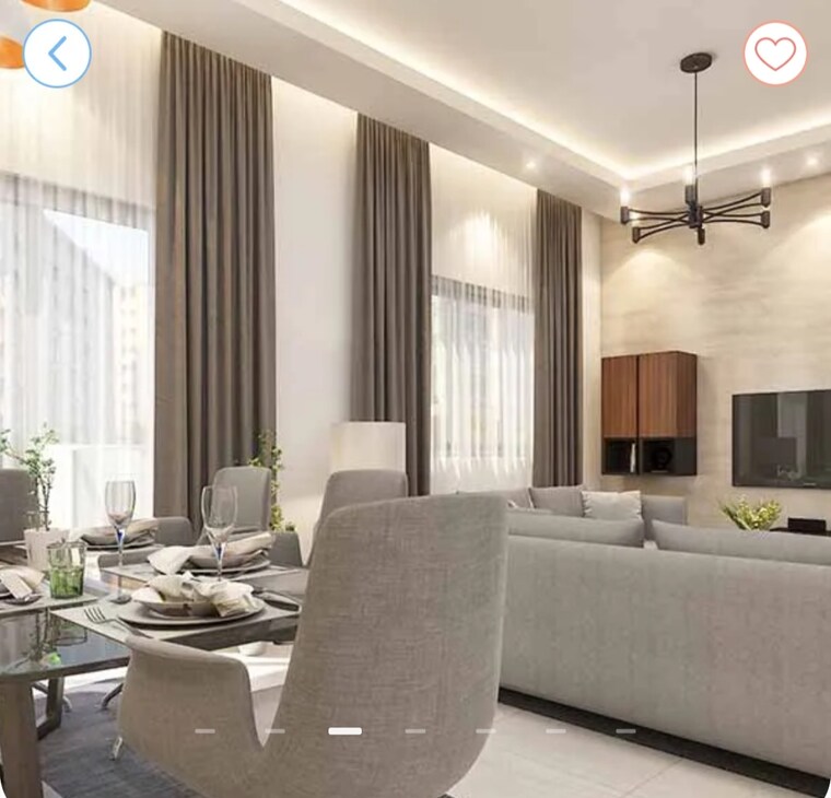 Living Room, goel-ganga-serio-e-f-building 3 Bedroom 2231 Sq.Ft. Apartment In Kharadi Pune 9193364