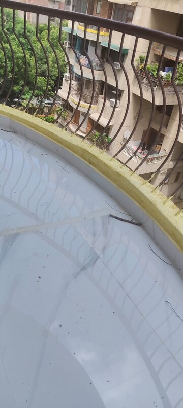 Balcony in 3 BHK Apartment at Sector 4 Dwarka – for Rent