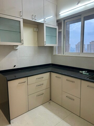 Kitchen in 3 BHK Apartment at Vijay Orovia, Ghodbunder Road – for Rent