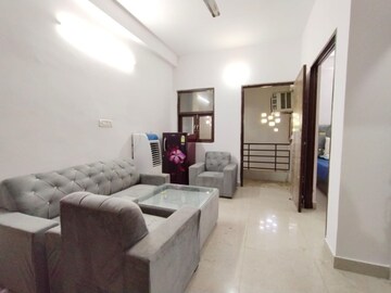 Living Room in 1 BHK Apartment at Freedom Fighters Enclave – for Rent